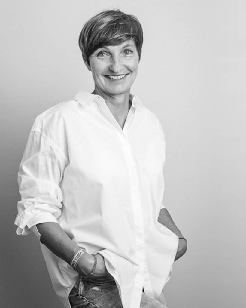 Michaela Cappello Portraitbild schwarz weiß