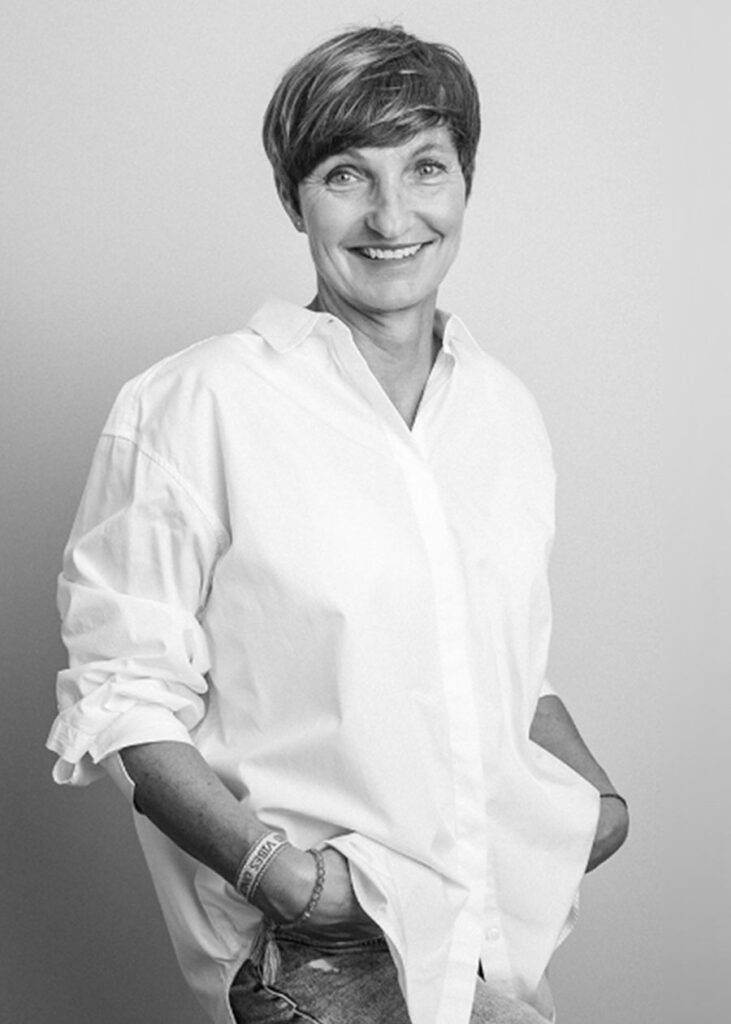 Michaela Cappello schwarzweißes Portraitfoto